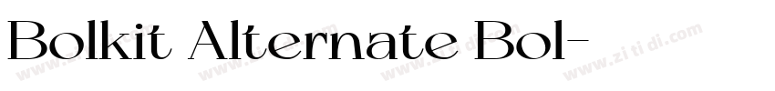 Bolkit Alternate Bol字体转换